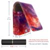 YTYVAGT Travel Lipstick Organizer Case,Lipstick Case Portable Makeup Bag With Mirror,Colorful Gradient Texture view 3