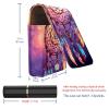YTYVAGT Lipstick Case,Portable Makeup Bag Cosmetic Pouch,Lipstick Holder Makeup Organizer,Ethnic Style Feather Dream Catcher view 3