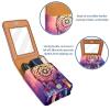 YTYVAGT Lipstick Case,Portable Makeup Bag Cosmetic Pouch,Lipstick Holder Makeup Organizer,Ethnic Style Feather Dream Catcher view 4