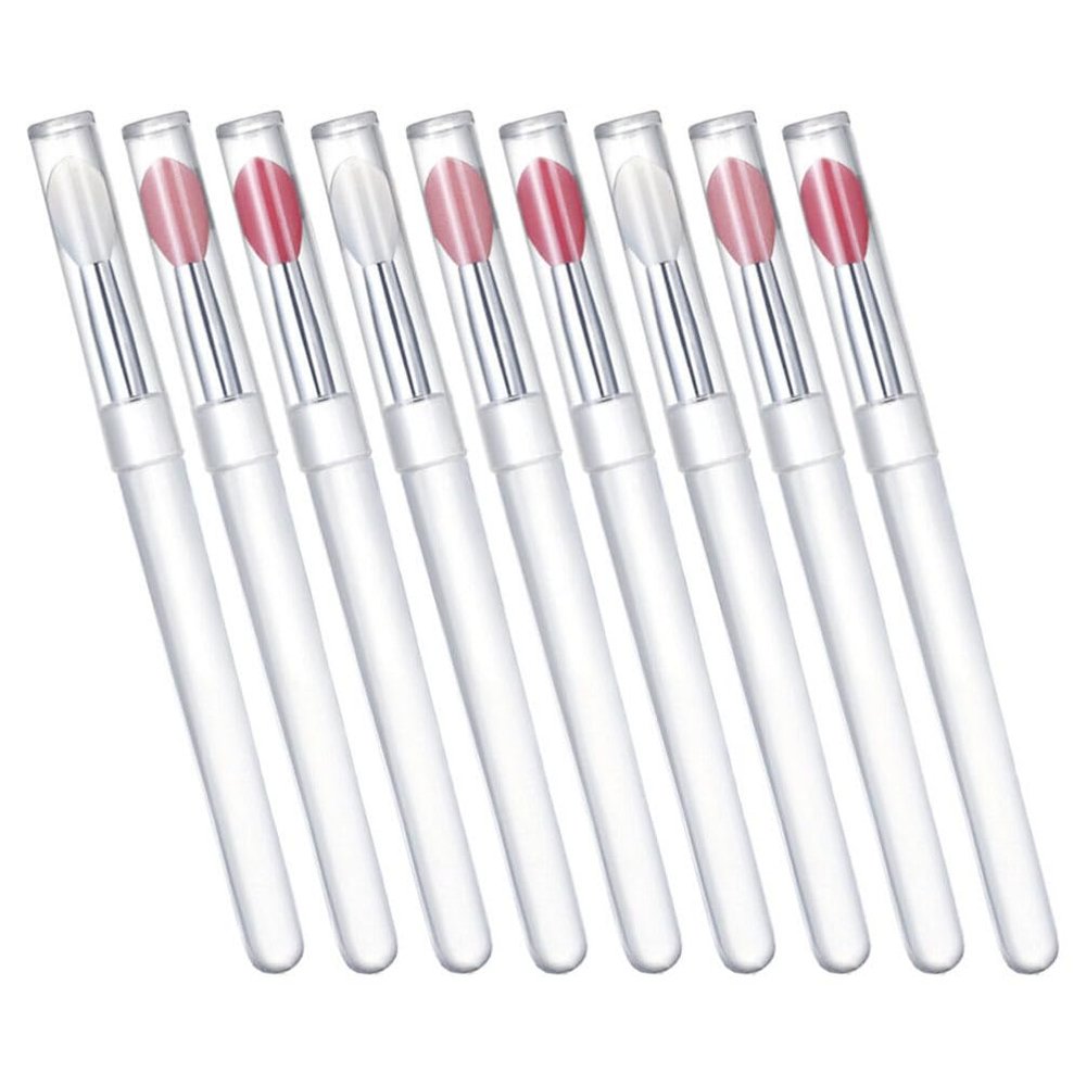 Baluue 9pcs Lip Brush Cover Versatile Lip Applicators for Lipstick and Easy to Clean for Makeup Application