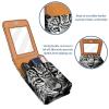 YTYVAGT Lipstick Case,Leather Lip Gloss Lipstick Organizer with Mirror,Mini Lipstick Holder Bag,Animal Leopard view 4