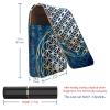 YTYVAGT Lipstick Case,Portable Makeup Bag Cosmetic Pouch,Lipstick Holder Makeup Organizer,Flower Ethnic Style Texture view 3