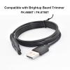 YBSCJHGR USB Charging Cable Compatible with Brightup Beard Trimmer FK-8688T/FK-8788T, 2 Cleaning Brushes, 3.3ft Power Cord view 2