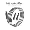 YBSCJHGR USB Charging Cable Compatible with Brightup Beard Trimmer FK-8688T/FK-8788T, 2 Cleaning Brushes, 3.3ft Power Cord view 4
