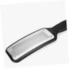 Healeved Professional Stainless Steel Foot File Exfoliating Scrub Tool for Home Pedicure Care Black Callus Remover for Soft Smooth Feet Design Hanging view 2