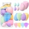 14 Pcs Makeup Sponge Set,Beauty Sponges Blender with 4 Pcs Powder Puff and 4 Pcs Mini Make up Sponges Birthday Gift,Mother's Day Gift for Women Liquid,Foundation,Powder,Concealer,Cream(Colorful) view 1