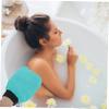 Healeved 4pcs Bath Skin Cleaners Shower Scrubber Mittens Back Scrubber for Shower Exfoliating Gloves Home Use Bath Mitt view 4