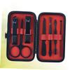 Healeved 7pcs Manicure Tool Set Stainless Steel Nail Clippers Scissors Nail Trimmer Care Kit Case for Men Women Black view 4