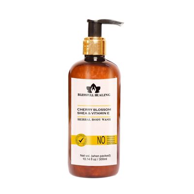 Blessfull Healing Luxury Cherry Blossom Shea & Vitamin E Herbal Body Wash 300 ml