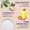 Dr Teal's Foaming Bath with Pure Epsom Salt, Shea Butter & Almond, 34 fl oz (Pack of 4) (Packaging May Vary) & Salt Soak with Pure Epsom Salt, Shea Butter & Almond, 3 lbs view 4