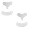 BudgetBundles US Reusable Anti Wrinkle Chest Neck Silicone Transparent Silicon Anti Aging Pad (2 Sets (2 Ea),Chest+Neck Pad) view 1