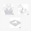BudgetBundles US Reusable Anti Wrinkle Chest Neck Silicone Transparent Silicon Anti Aging Pad (2 Sets (2 Ea),Chest+Neck Pad) view 4