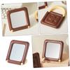 SOESFOUFU Retro- Makeup Mirror Desk Vanity Mirror Magnifying Glass Adjustable Stand for Easy Makeup view 3