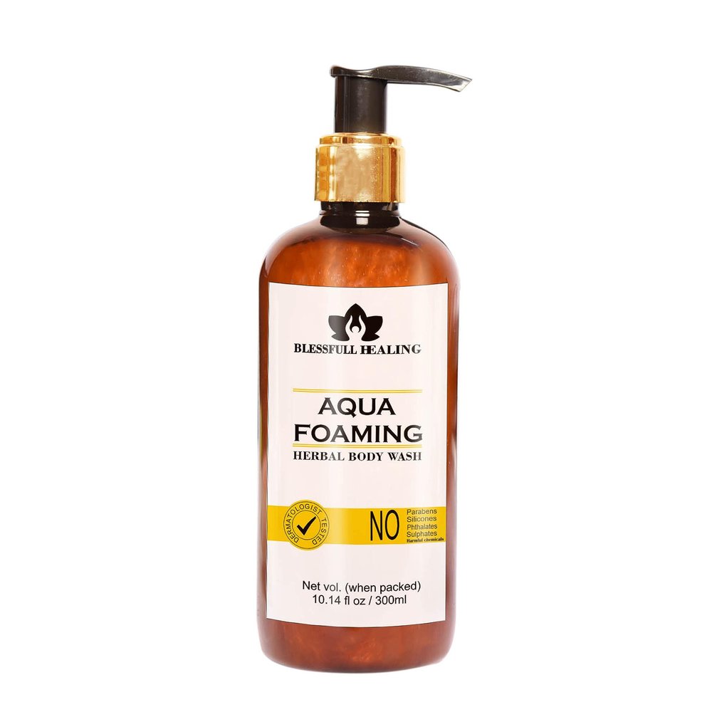 Blessfull Healing Luxury Aqua Foaming Herbal Body Wash 300 ml