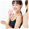 VINTORKY 6pcs Portable Heart Shape Puff Soft Velour Makeup Sponge for Loose Compact and Easy to Carry for All Skin Types for Daily and view 2
