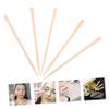 FOMIYES 100pcs Wooden Wax Applicators for Hair Removal Smooth Skin Wax Sticks for Body and Nose for Men and Women Convenient and Easy to Use view 2
