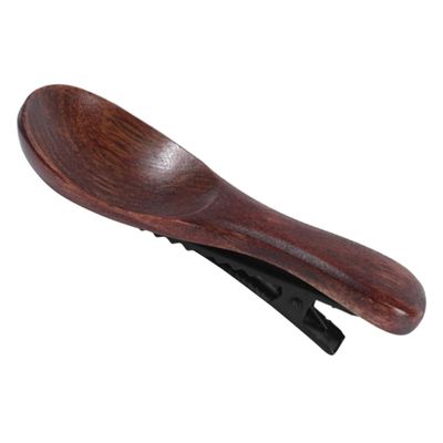 SOESFOUFU Wooden Hair Clip Spoon Shaped Side Hair Clip for Women Teen Girls Grip Cute Stylish Design for Everyday Special Occasions Selection