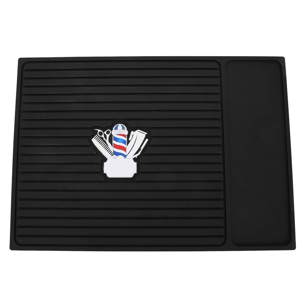 ber Mat, Silicone NonSlip Pad, Hair Cuer Cushion, Hairdresser Electric Hair Cuer Clipper Tools Station Mat