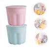 FOMIYES 2sets Cosmetic Storage Box Makeup Brush Cleaning Kit Rinsing Bowl for Eye Shadow Makeup Tools view 4