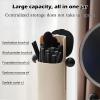 Atlodas Automatic Lifting Dustproof Four-compartment Makeup Brush Storage Tube, Makeup Brush Holder Organizer with Lid, Cosmetics Holders Storage for Vanity Desktop Bathroom (2 pcs) view 3