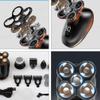aiqiua Electric Razor, Rechargeable Electric Shaver Waterproof Wet & Dry Rotary Shavers for Men Electric Shaving Razors, Easy to Operate and Store view 4