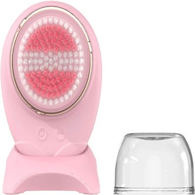 3 Levels Adjustable Face Cleansing Brush, Waterproof Facial Cleansing Rotating Brush Set, Rechargeable Cleansing Brush with 4 Brush Heads, for Massaging and Deep Cleansing The perfect ideal gift