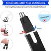 aiqiua Ear and Nose Hair Trimme,Professional Painless Trimmerand Women, IPX7 Waterproof Easy to use, Unisex, Easy to Clean and Maintain view 2