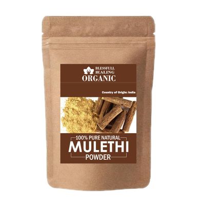Blessfull Healing Luxury 100% Pure Natural Mulethi Powder | 100 Gram / 3.52 oz