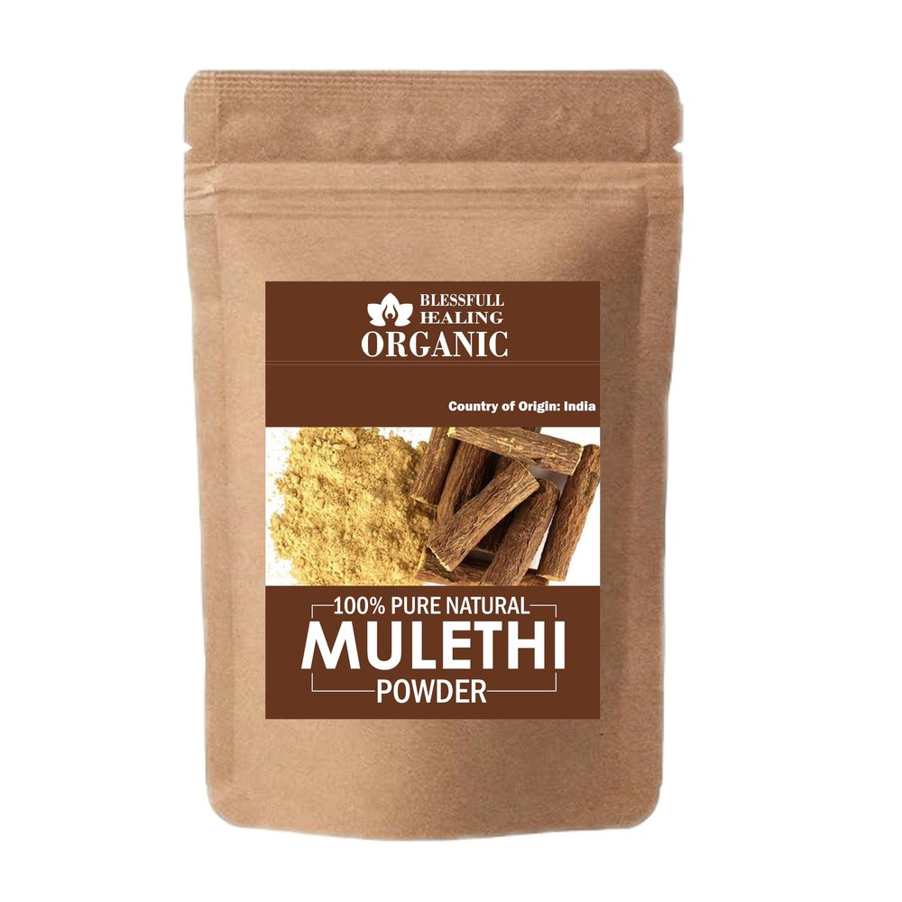 Blessfull Healing Luxury 100% Pure Natural Mulethi Powder | 100 Gram / 3.52 oz
