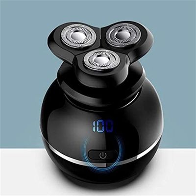aiqiua Electric Shavers for Bald Men Head - Waterproof, Faster-Charging, LED Display, Rechargeable, Cordless Rotary Razor Easy to Operate and Store