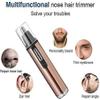 aiqiua Nose Hair Trimmer-Professional Painless Ear and Nose Hair Trimmer for Men and Women, Waterproof Dual Edge Blades for Easy Cleaning, Easy to use Unisex view 3