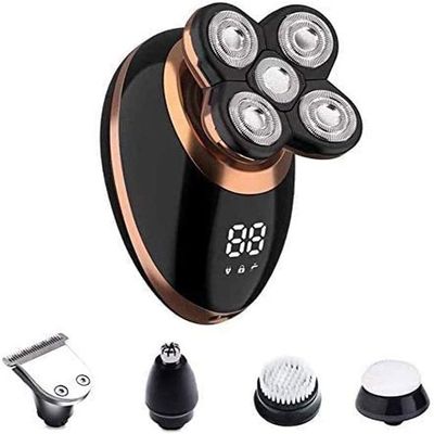 aiqiua Electric Razor for Men- 5 in 1 Shavers for Men- Shaver Grooming Kit- Multifunctional Electric Shavers- Wet & Dry RazorEasy to Operate and Store