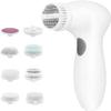 aiqiua 8 in 1 Facial Cleansing Brush Waterproof Skin Brush with 8 Heads Electric Face Scrubber for Exfoliating, Massaging and Deep Cleansing Women The Perfect Gift for Women view 1