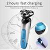 aiqiua Electric Shavers for Men, Dry Wet Waterproof Mens Rotary Facial Shaver, Face Shaver Cordless Travel USB Rechargeable Easy to Operate and Store view 3