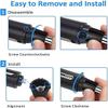 aiqiua Ear and Nose Hair Trimmer, Trimmer & Detailer for Hygienic Grooming with Rinseable, Interchangeable Heads for Eyebrows, Nose, Ears, Unisex view 4