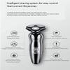 aiqiua Electric Razor for Men, Dry Wet Waterproof Rotary Facial Portable Face Shaver Cordless Travel USB Rechargeable with Nose Hair Trimmer view 4