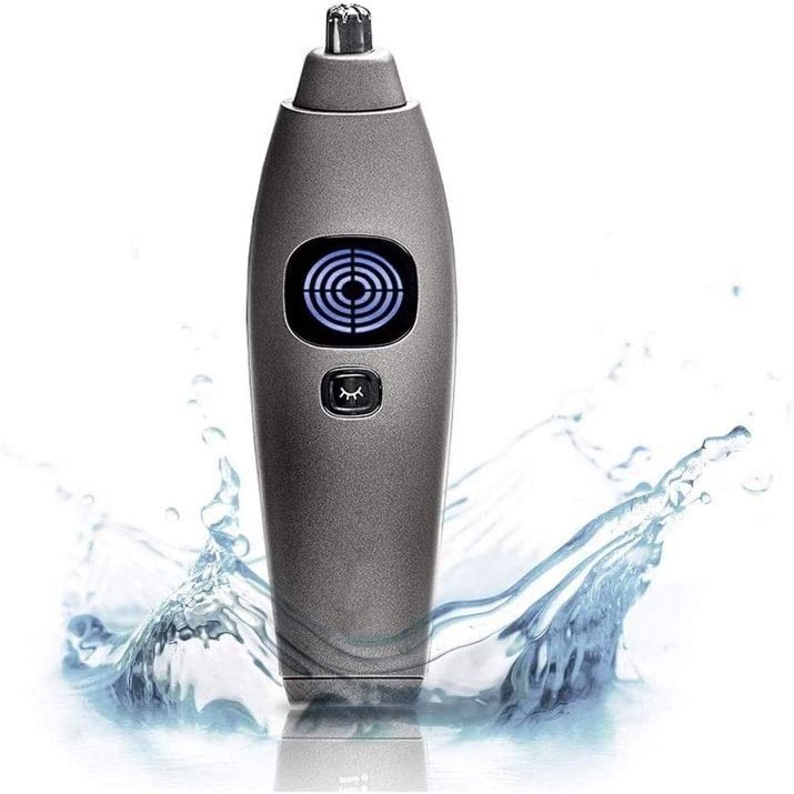 aiqiua Nose and Ear Hair Trimmer  Wet/Dry, Easy to Clean, Remove Unwanted Nose, Ear, Body Hair - Water Resistant. Easy to use, Unisex