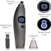 aiqiua Nose and Ear Hair Trimmer  Wet/Dry, Easy to Clean, Remove Unwanted Nose, Ear, Body Hair - Water Resistant. Easy to use, Unisex view 2