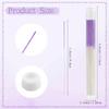 huifenriu 180PCS Ear Piercing Cleaner,Piercing Cleaner,Earring Cleaner,Piercing Floss,Ear Hole Cleaner,Ear Floss,Earring Cleaner for Pierced Ears,Ear Piercing Aftercare,Ear Piercing Cleaning Kit view 2