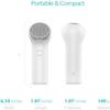 aiqiua Electric Facial Cleansing Brush, USB Rechargeable IPX7 Waterproof Face Brush with 3 Brush Heads, 2 Speed Modes Spin Brush for Deep Cleansing, Exfoliating The Perfect Ideal Gift view 4