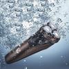 aiqiua Rechargeable Waterproof Electric Shaver Wet Electric Shaving Razors with Pop-up Trimmer, Time Display, More accurately Read and fit Your face and Neck view 4