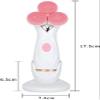 aiqiua Facial Cleansing Brush, Electric Face Brush Scrubber Rechargeable Facial Exfoliator, Waterproof Spin Cleanser for Exfoliating, Massaging and Deep Cleansing The Perfect Ideal Gift (Color : A) view 2
