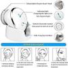 aiqiua Facial Cleansing Brush Face Scrubber, USB Charging Dustproof Face Brush, Electric Spin Cleansing Brush for Exfoliating Deep Cleaning Skin Ideal for The Perfect Gift view 2