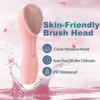 aiqiua USB Rechargeable Facial Cleansing Brush, Waterproof Electric Face Brush Skin Cleansing, 5-Speed Cleaning Mode Face Wash Brush The Perfect Ideal Gift view 3