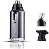 aiqiua Ear Nose Hair Trimmer Rechargeable Electric Facial Hair Trimmer,Professional Waterproof for Nose Ear, Wet/Dry Nose Hair Clipper, Easy to use, Unisex,