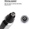 aiqiua USB Rechargeable Nose Hair Trimmer,Professional Painless Ear Nose Hair Trimmer Clippers for Women,Easy to use, Unisex, Easy to Clean and Maintain view 4
