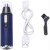 aiqiua USB Rechargeable Professional Electric Nose Hair Trimmer with Waterproof Head Double-Easy to use, Unisex, Easy to Clean and Maintain view 2