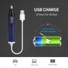 aiqiua USB Rechargeable Professional Electric Nose Hair Trimmer with Waterproof Head Double-Easy to use, Unisex, Easy to Clean and Maintain view 4