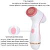 aiqiua Silicone Facial Cleansing Brush, 3 in 1 Electric Facial Cleansing Brush, USB Charging Waterproof 2-Speed Adjustment Rotating Face Brush Ideal Gift for Women (Color : Red) view 2