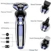 aiqiua Electric Razor Dry Wet Waterproof Mens Rotary Facial Shaver, Portable Face Shaver USB Rechargeable Shaver Easy to Operate and Store view 2
